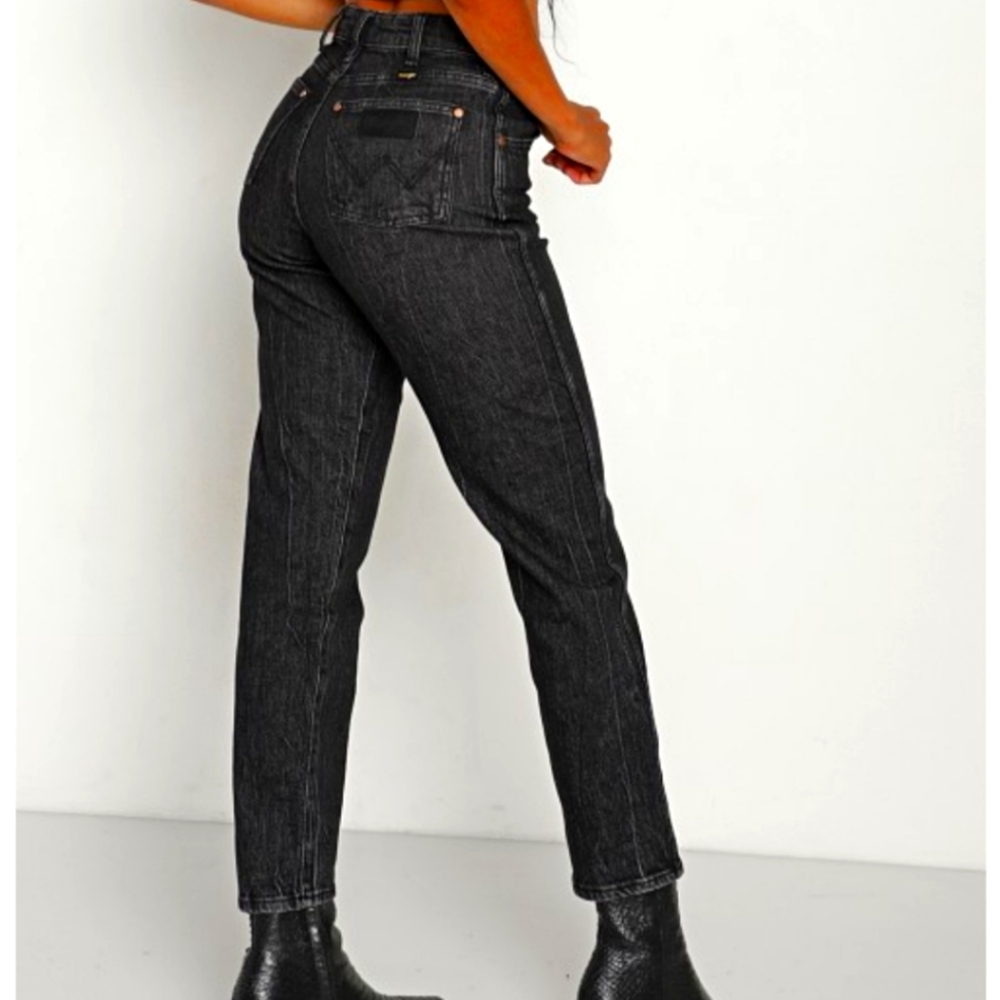 Wrangler Black Straight Leg Jeans for Women